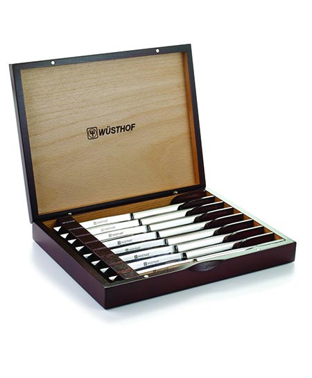 5. Wusthof 8pcsteak Stainless-Steel Steak Knife Set
