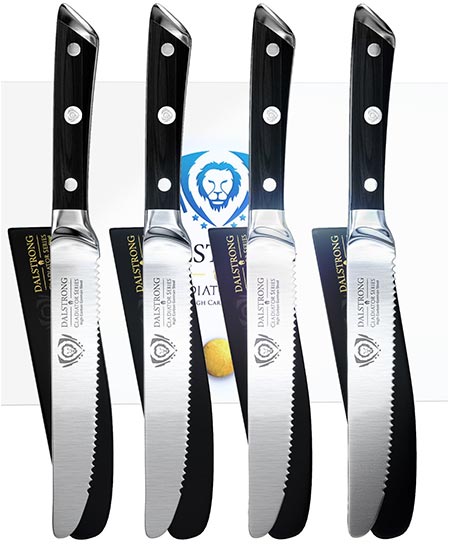 6. DALSTRONG Steak Knives Set