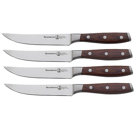 4. Messermeister Avanta 4-Piece Fine Edge Steak Knife Set