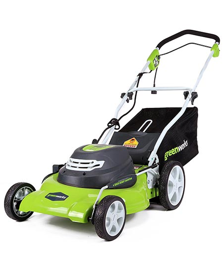 1. GreenWorks 20-Inch Lawn Mower