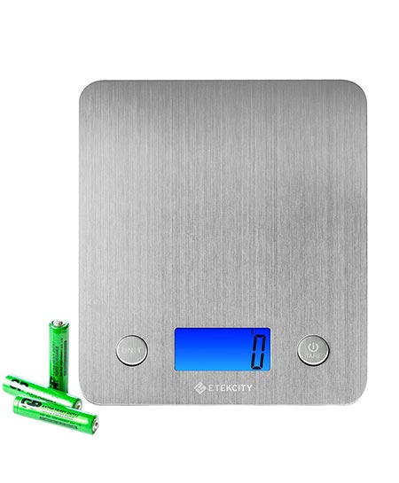 6. Etekcity Digital Kitchen scale.