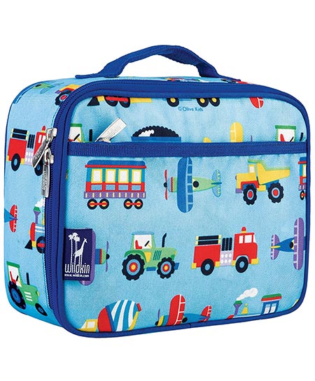 9. Olive Kids Trains, Planes & Trucks Lunch Box