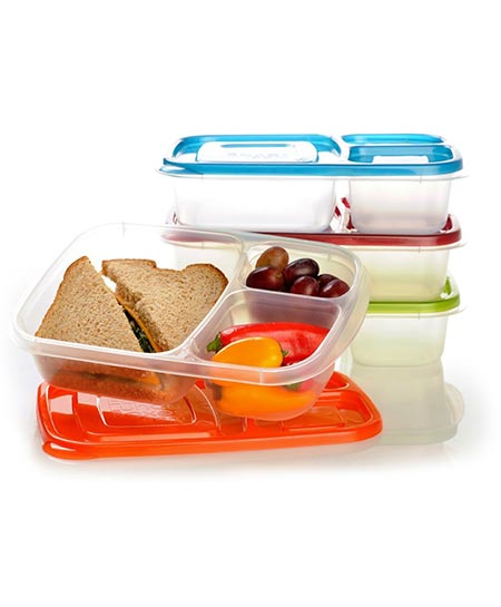 4. EasyLunchboxes Bento Lunch Box Containers