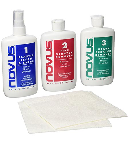 7. NOVUS 7100 Plastic Polish Kit - 8 oz.