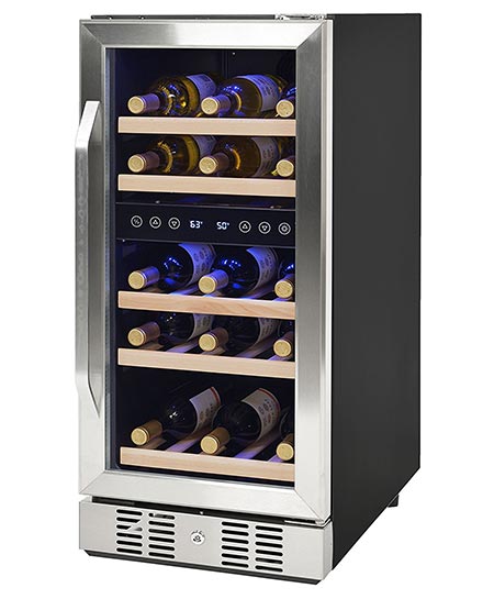 3. NewAir AWR-290DBbuilt-in wine cooler