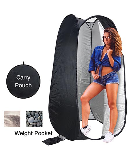3. PARTYSAVING 6 FT Portable Privacy Outdoor Pop-up Room Tent:
