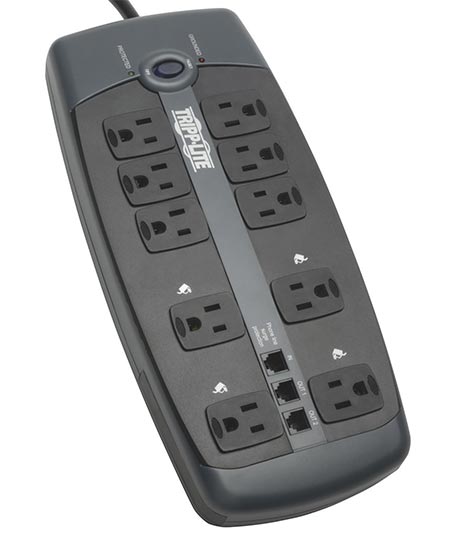 7. Tripp Lite 10 Outlet surge protector power strip