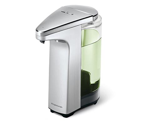 4 Simplehuman 8 oz. Sensor Pump with Soap Sample, Brushed Nickel