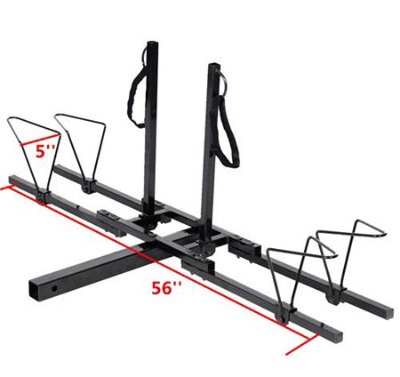 8. New Upright 2 Mountain Bike Rack Hitch Carrier 2