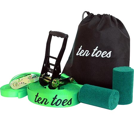 10. ten toes complete slackline kit