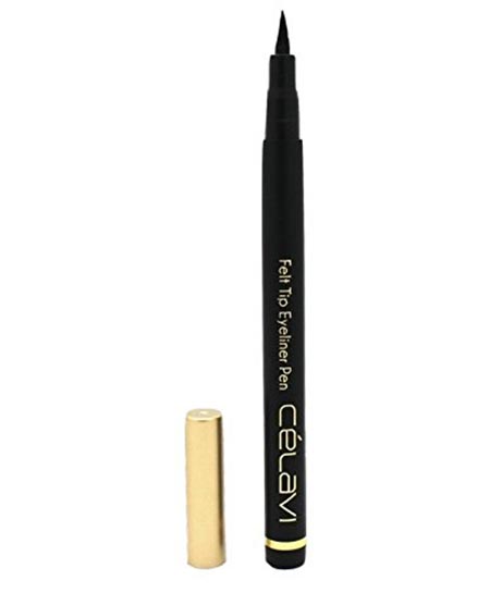 11. clavi waterproof precision liquid felt tip eyeliner pen, black
