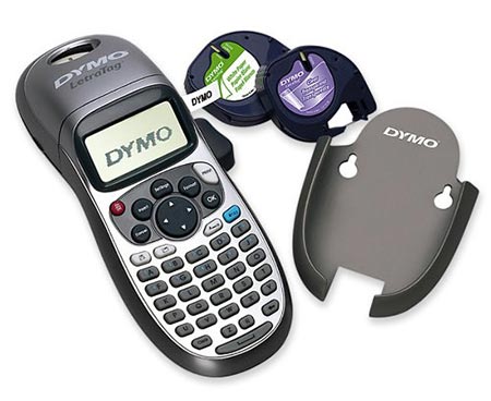 4 DYMO LetraTag LT-100H Handheld Label Maker for Office or Home (21455)