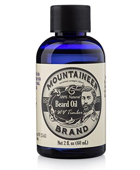 8 Beard Oil by Mountaineer Brand, WV Timber, Scented with Cedarwood and Fir Needle