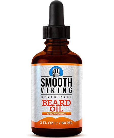 7 Smooth Viking Beard Oil for Men Use with Balm & Conditioner for the Best Facial