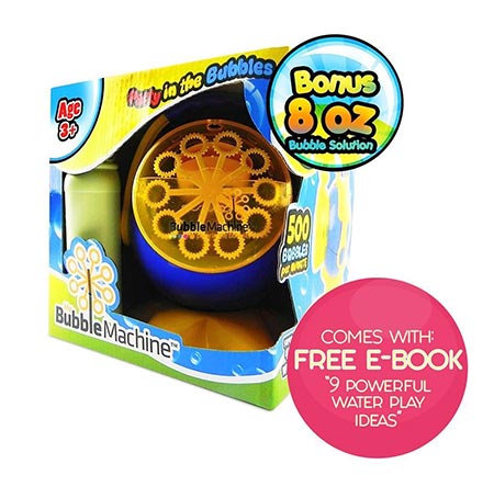 4 My Bubble Machine | Incredible Battery Operated Indoor / Outdoor High Output Bubble Machine 