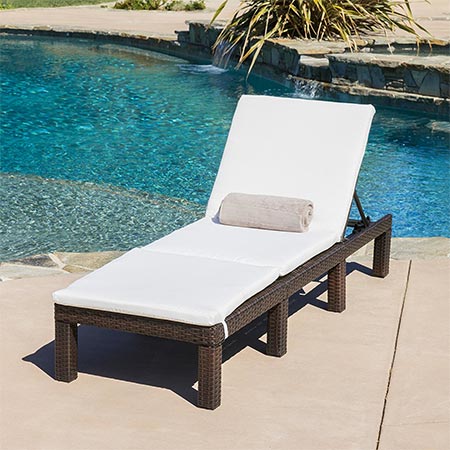 8. Estrella Outdoor Adjustable Chaise Lounge 