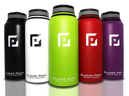 7 Glacier Point Vacuum Insulated Stainless Steel Water Bottle (32 OZ).