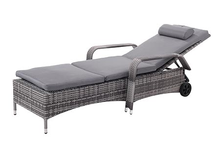 9 Tangkula Wicker Chaise Lounge