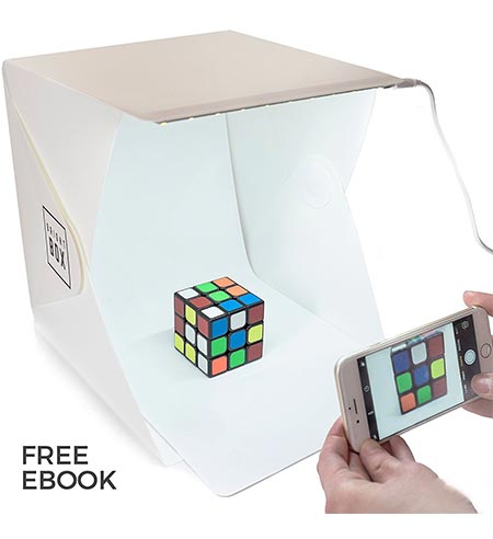 2 BrightBox Portable Mini Photo Studio With LED Light