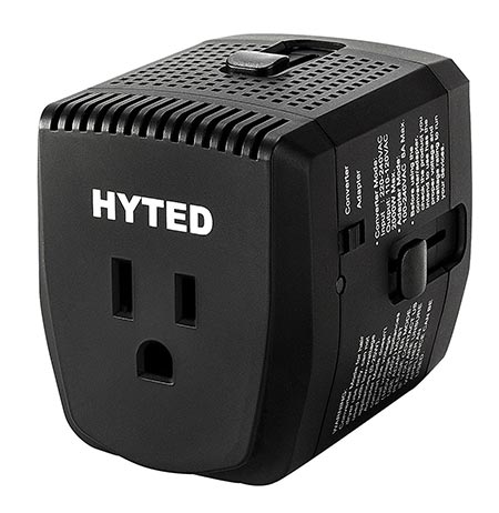 6 HYTED 2000Watts Travel Adapters and Converter - International Travel Power Converter 220v to 110v 