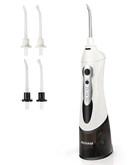 2 PECHAM Water Flosser Professional Cordless Dental Oral Irrigator 