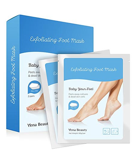 1 2 Pairs Exfoliating Foot Peel Mask 