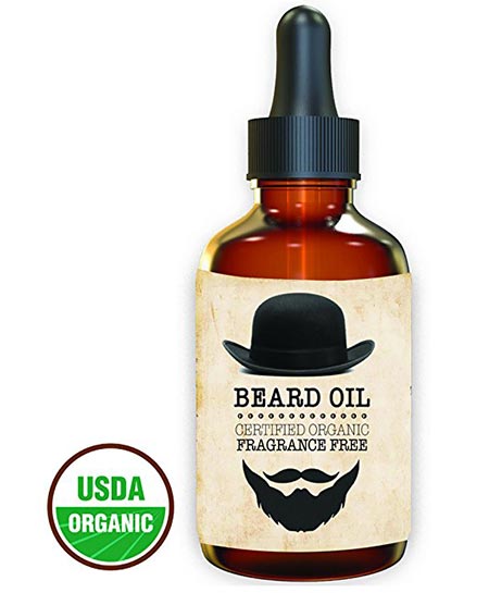 4 Premium - Beard Oil and Conditioner - 100% Organic, Pure and Natural Unscented