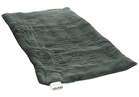4 Sunbeam 002013-912-000 King Size XpressHeat Heating Pad, Green, 12 x 24-inches
