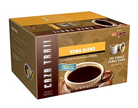 8 Caza Trail Coffee, Kona Blend,