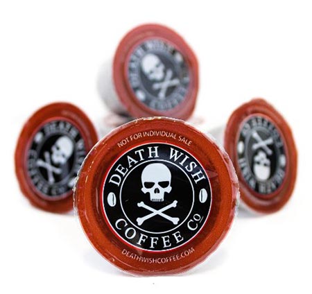 5 Death Wish Coffee Single Serve Capsules for Keurig K-Cup Brewers