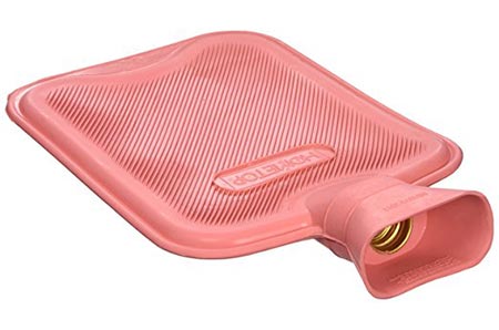 3 HomeTop Premium Classic Rubber Hot Water Bottle, Great for Pain Relief