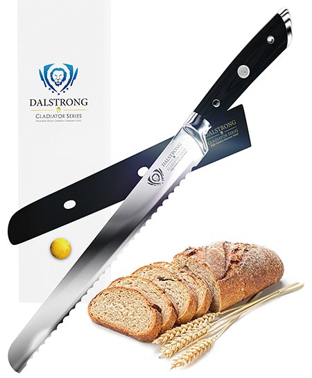 4 DALSTRONG Bread Knife - Gladiator Series - German HC Steel - 10