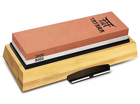 6 Tatara Sharpening Stone 3000 & 8000 Grit - Double Sided Japanese Whetstone