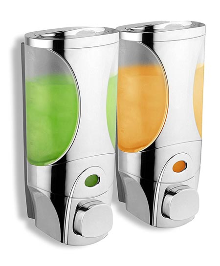 7 Hotelspa Curves Luxury Soap/Shampoo/Lotion Modular-design Shower Dispenser System (Pack of 2)