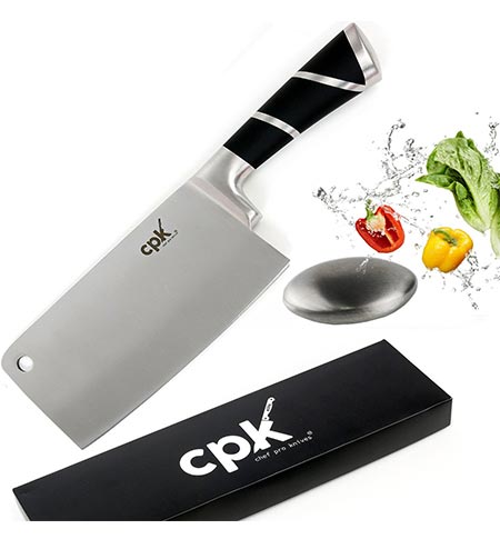 9 CPK Elite Stainless Steel Professional Cleaver Knife