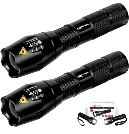 4 Lux Power Tactical V1000 LED Flashlight