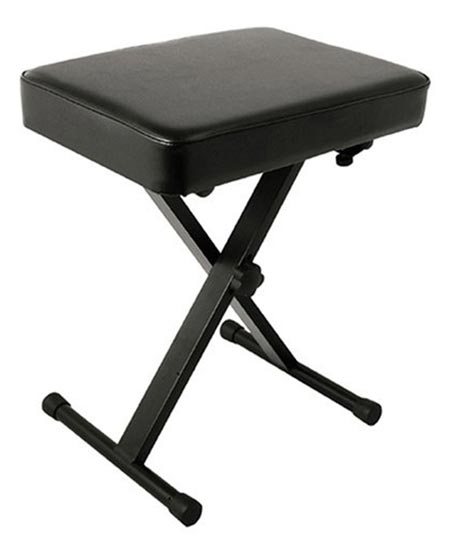 5 World Tour Deluxe Padded Keyboard Bench