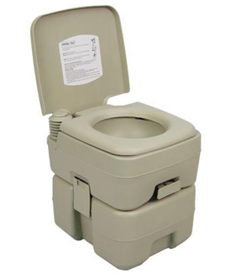 5 Palm Springs Outdoor 5 Gal Portable Outdoor Camping Recreation Toilet 