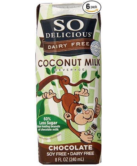 4. So Delicious Coconut and Chocolate Shelf Stable Milk, 8 Ounces