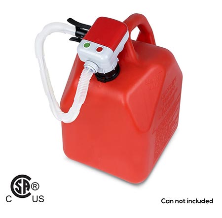 3 Second Gen. TERAPUMP TRFA01 - No More Gas Can Lifting / Fuel Transfer Pump Fitting numerous Gas Cans