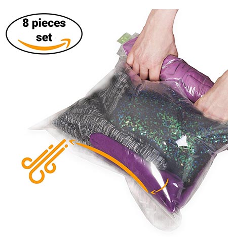 4. 8 Travel Storage Bags for Clothes 