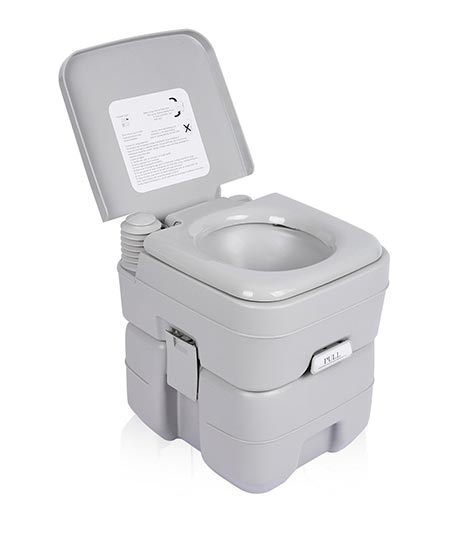 9 Excelvan 5 Gallon 20L Flush PortaPotti Outdoor Indoor Travel Camping Portable Toilet