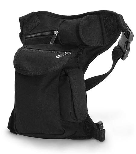 6. CAMTOA New Canvas Sports Leg Bag/Waist Bag