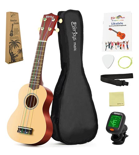 4. Soprano Rainbow Ukulele Beginner Pack-21 Inch