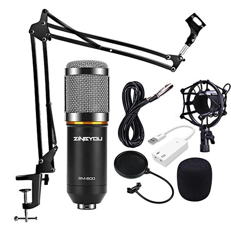 7. ZINGYOU Condenser Microphone Kit