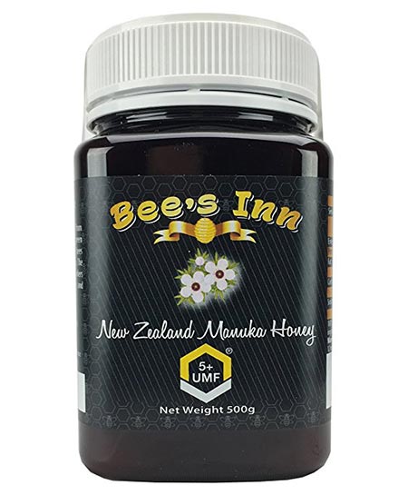 4. Bee’s Inn Honey UMF 5+, Pure Natural and Certified Raw Manuka Honey