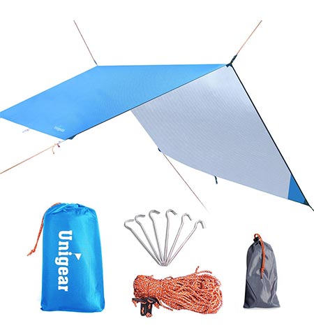 7. Unigear Hammock Rain Fly Tent Tarp 