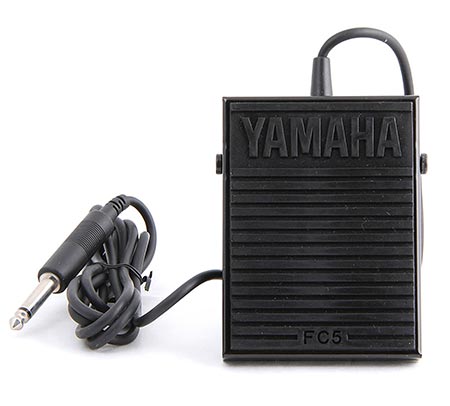  8.Yamaha FC5 Compact Sustain Pedal for Portable Keyboards