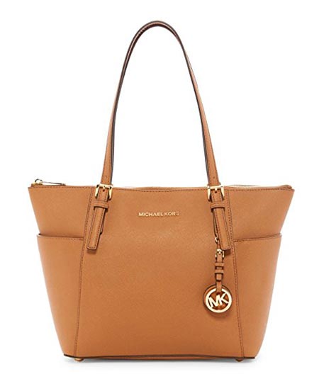 11.MICHAEL Michael Kors Jet Set Top-Zip Tote