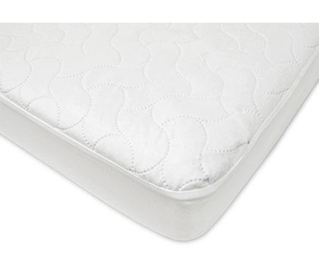 1 American Baby Company Waterproof Fitted Crib and Toddler Protective Mattress Pad Cover, White